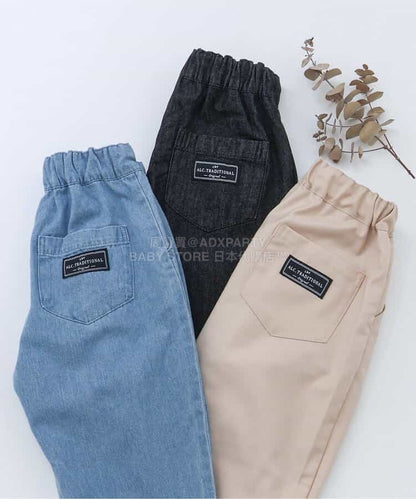 日本童裝 apres les cours 寬鬆長褲 80-130cm 男童款 夏季 PANTS