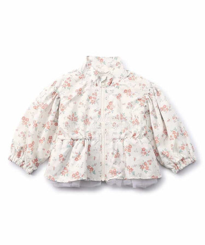 日本童裝 apres les cours 防水系列 拼紗裙邊風褸 80-140cm 女童款 夏季 OUTERWEAR