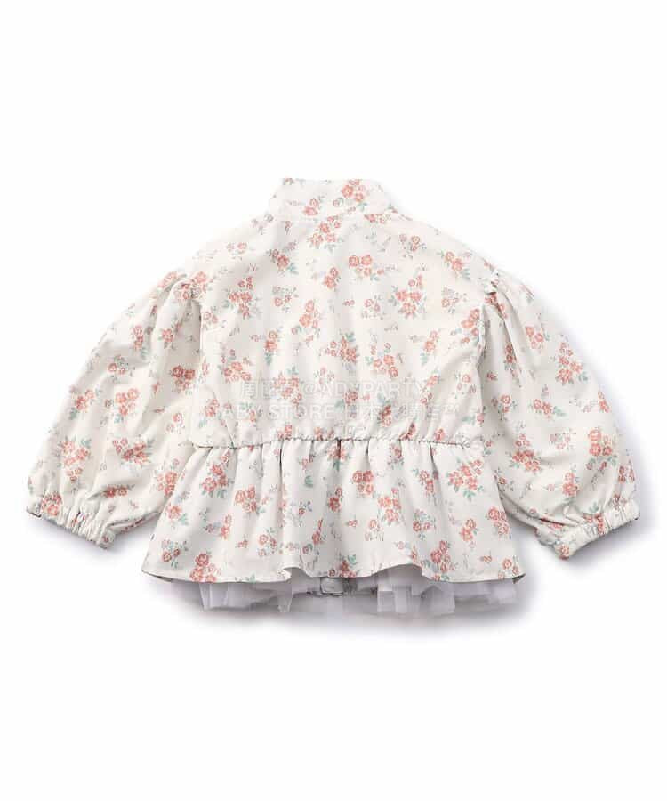 日本童裝 apres les cours 防水系列 拼紗裙邊風褸 80-140cm 女童款 夏季 OUTERWEAR