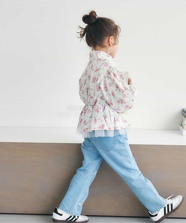 日本童裝 apres les cours 防水系列 拼紗裙邊風褸 80-140cm 女童款 夏季 OUTERWEAR