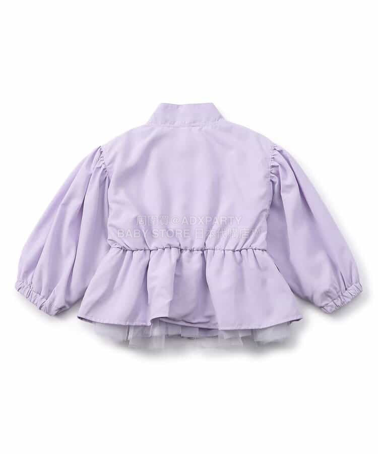 日本童裝 apres les cours 防水系列 拼紗裙邊風褸 80-140cm 女童款 夏季 OUTERWEAR