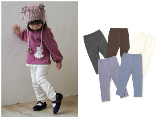 日本童裝 pe#main 保暖緊身褲 80-130cm 女童款 冬季 PANTS