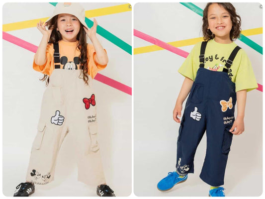BREEZE x Disney Overalls (80-120cm) for Boys and Girls (Summer Jumpsuit) 