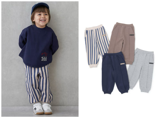 日本童裝 pe#main 抓毛運動褲 80-130cm 男童款 冬季 PANTS