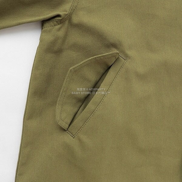 日本童裝 b・R# 中長版摩登大褸 100-150cm 男童款 冬季 (適合初秋、香港平均溫度、寒冷天氣）OUTERWEAR