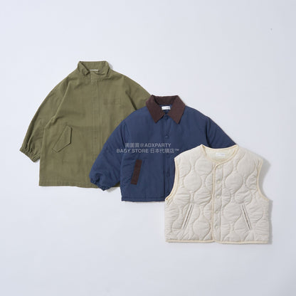 日本童裝 b・R# 中長版摩登大褸 100-150cm 男童款 冬季 (適合初秋、香港平均溫度、寒冷天氣）OUTERWEAR