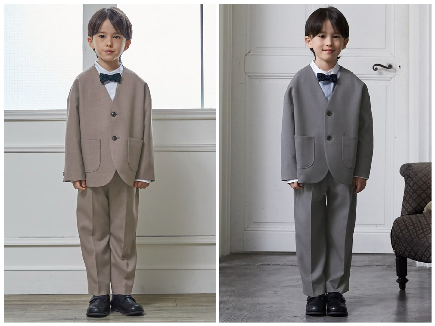 日本童裝 pe#main 禮服三件套裝 110-130cm 男童款 冬季 OUTERWEAR TOPS PANTS 面試/宴會/表演 【日本預售：2026年2月中旬】