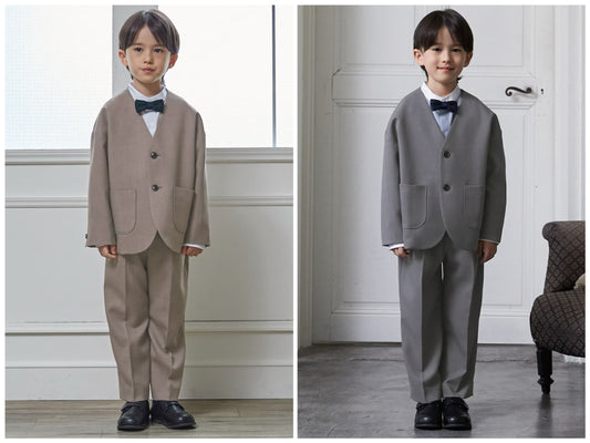 日本童裝 pe#main 禮服三件套裝 110-130cm 男童款 冬季 OUTERWEAR TOPS PANTS 面試/宴會/表演 【日本預售：2026年2月中旬】