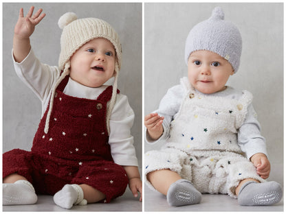 日本童裝 pe#main 星形刺繡連衣套裝 70-80cm 男童款/女童款 冬季  Jumpsuit 聖誕紅/新年紅