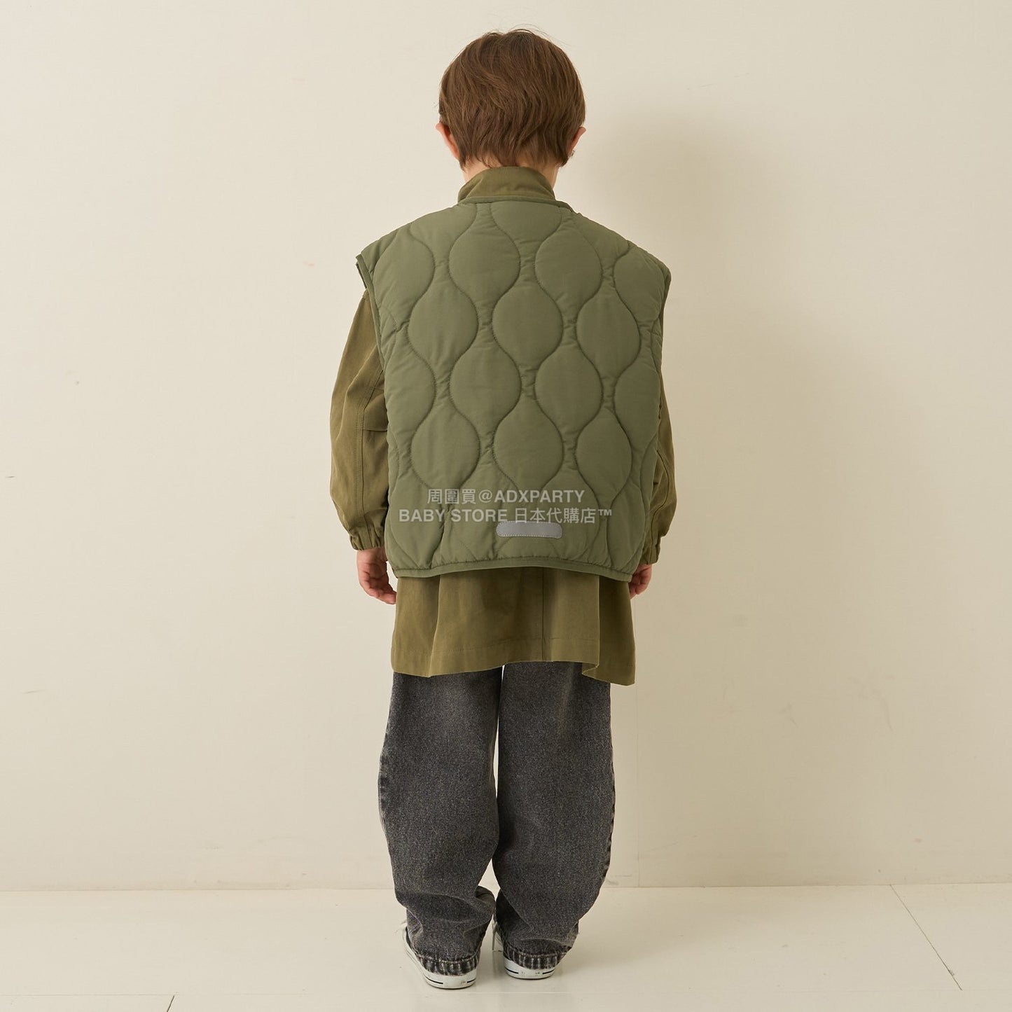 日本童裝 b・R# 中長版摩登大褸 100-150cm 男童款 冬季 (適合初秋、香港平均溫度、寒冷天氣）OUTERWEAR