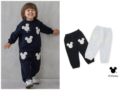 日本童裝 pe#main x Disney 毛毛圖案長褲 80-130cm 男童款 冬季 PANTS