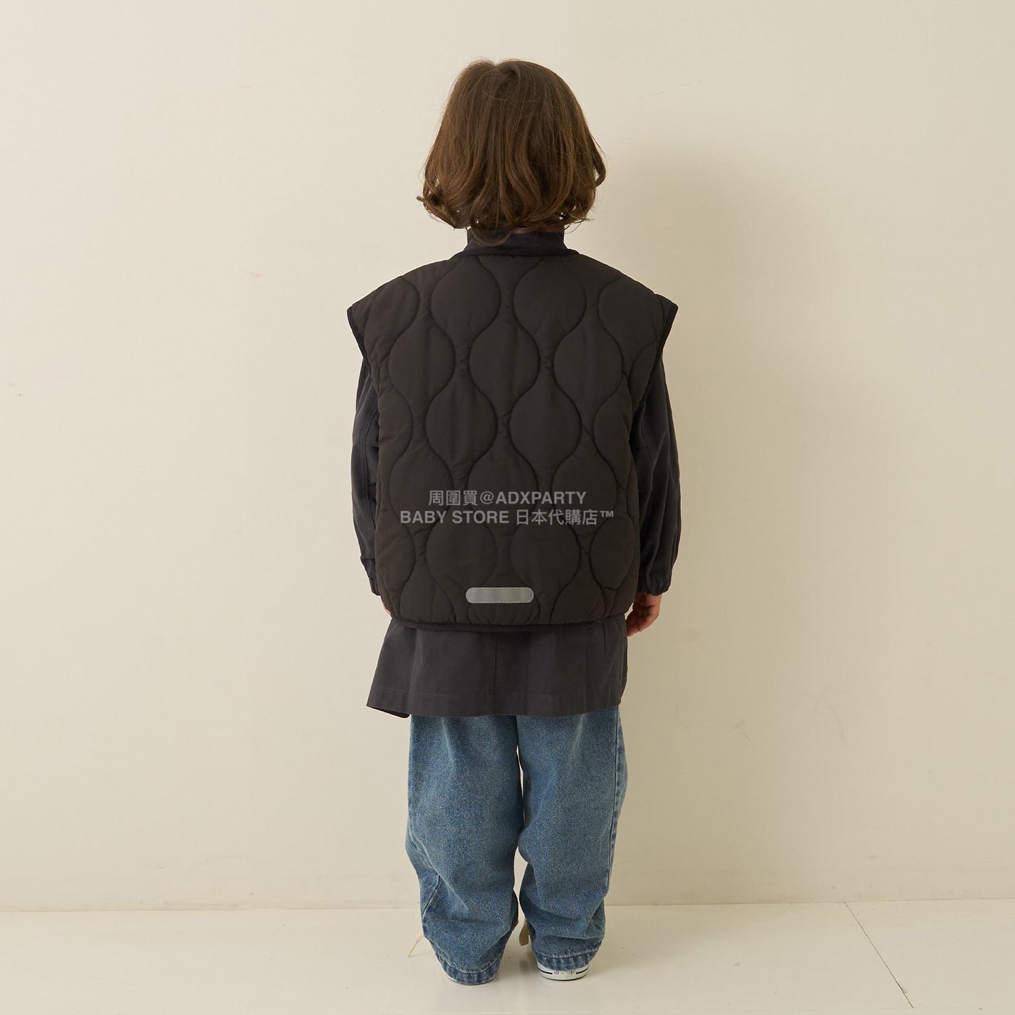 日本童裝 b・R# 中長版摩登大褸 100-150cm 男童款 冬季 (適合初秋、香港平均溫度、寒冷天氣）OUTERWEAR