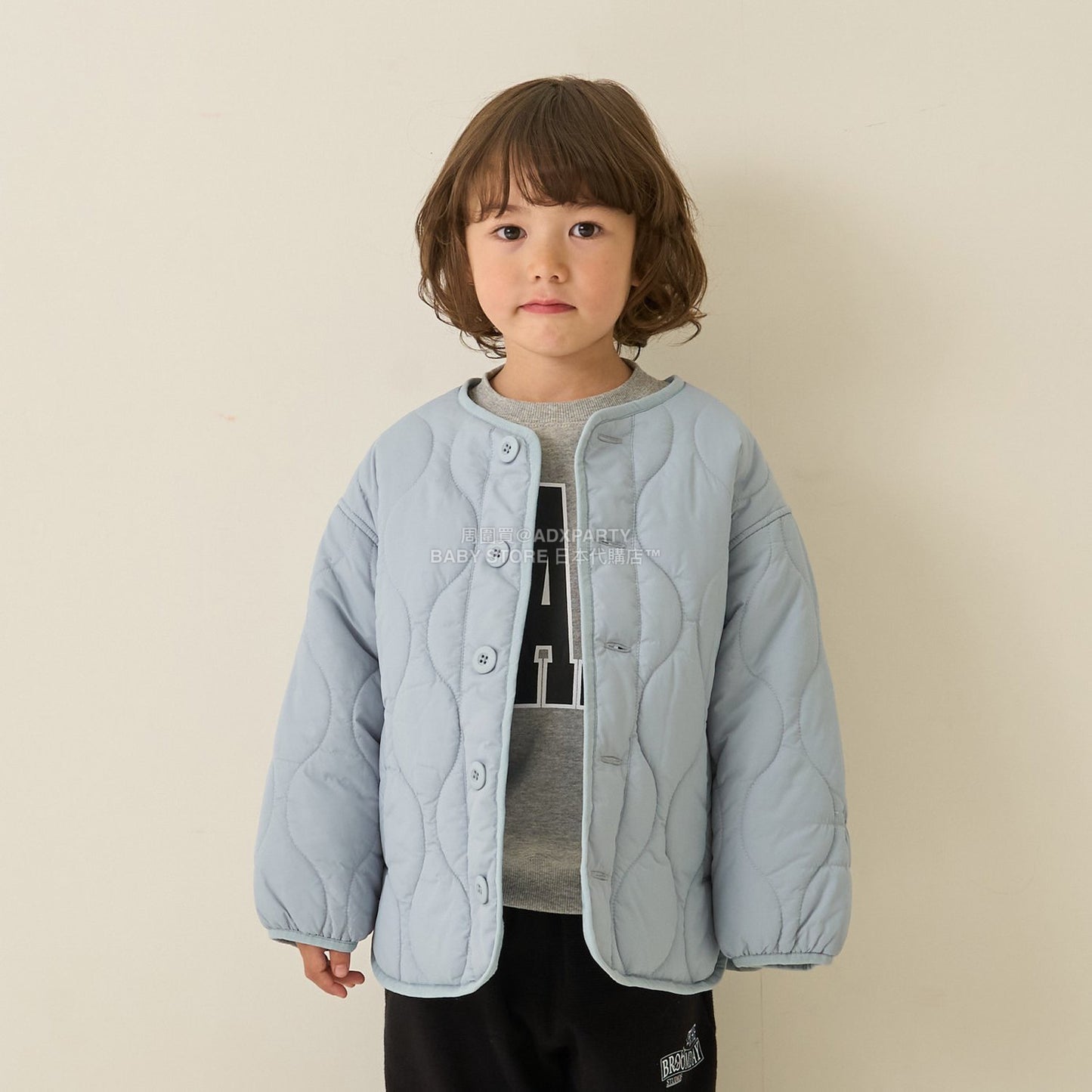 日本童裝 b・R# 夾棉外套或內搭 100-150cm 男童款 冬季 (適合初秋、香港平均溫度、寒冷天氣、溫度低天氣）OUTERWEAR