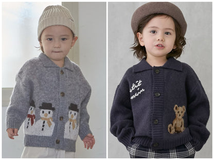 日本童裝 pe#main 針織外套 80-130cm 男童款 冬季 OUTERWEAR