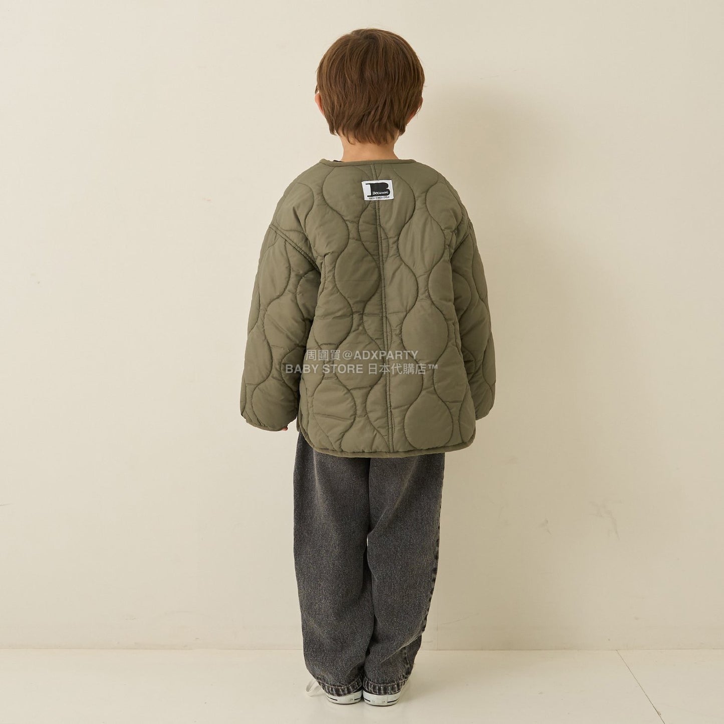 日本童裝 b・R# 夾棉外套或內搭 100-150cm 男童款 冬季 (適合初秋、香港平均溫度、寒冷天氣、溫度低天氣）OUTERWEAR