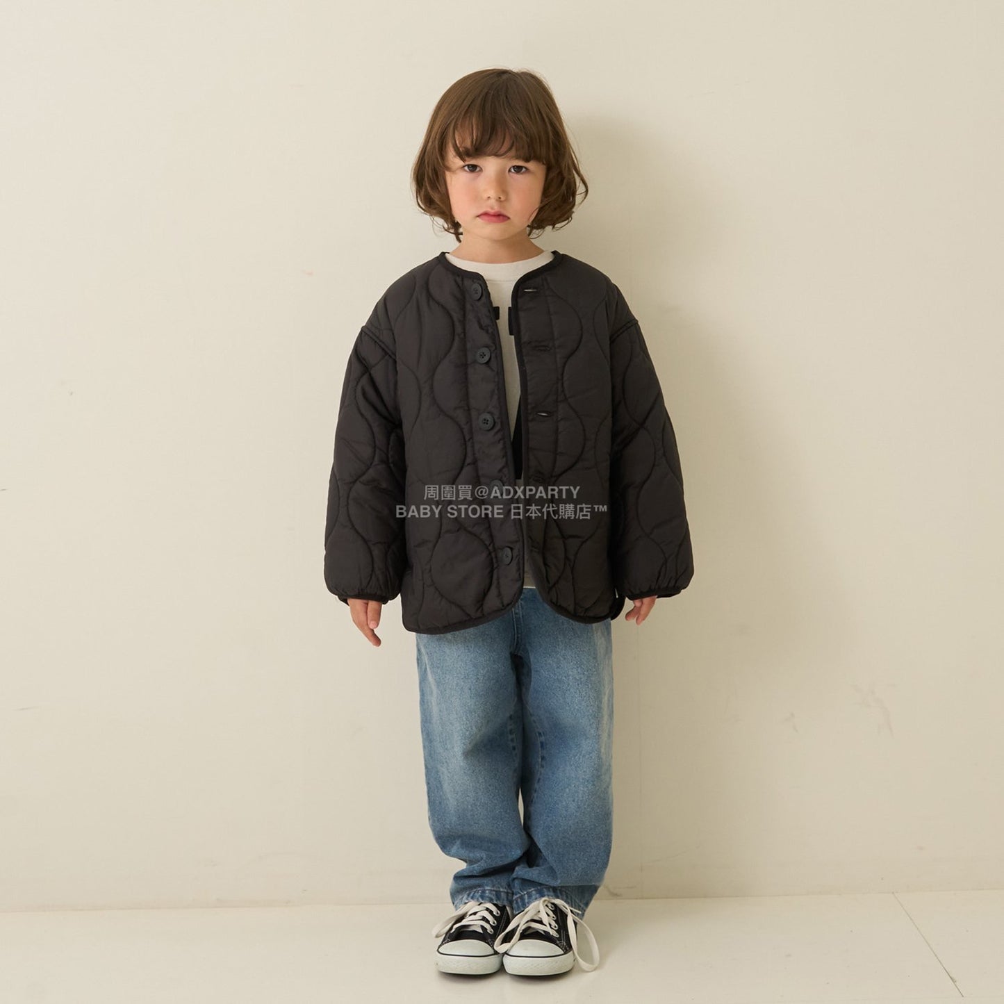 日本童裝 b・R# 夾棉外套或內搭 100-150cm 男童款 冬季 (適合初秋、香港平均溫度、寒冷天氣、溫度低天氣）OUTERWEAR