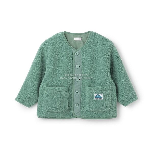 日本童裝 b・R# 抓毛口袋外套 100-150cm 男童款 冬季 (適合初秋、香港平均溫度、寒冷天氣）OUTERWEAR