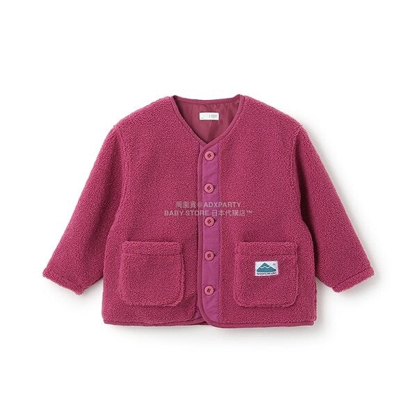 日本童裝 b・R# 抓毛口袋外套 100-150cm 男童款 冬季 (適合初秋、香港平均溫度、寒冷天氣）OUTERWEAR