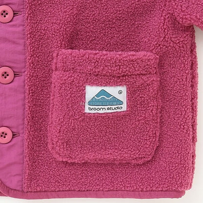 日本童裝 b・R# 抓毛口袋外套 100-150cm 男童款 冬季 (適合初秋、香港平均溫度、寒冷天氣）OUTERWEAR