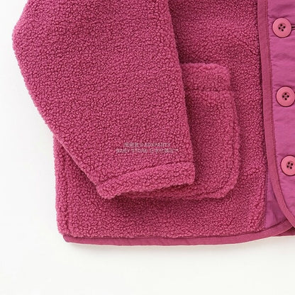 日本童裝 b・R# 抓毛口袋外套 100-150cm 男童款 冬季 (適合初秋、香港平均溫度、寒冷天氣）OUTERWEAR