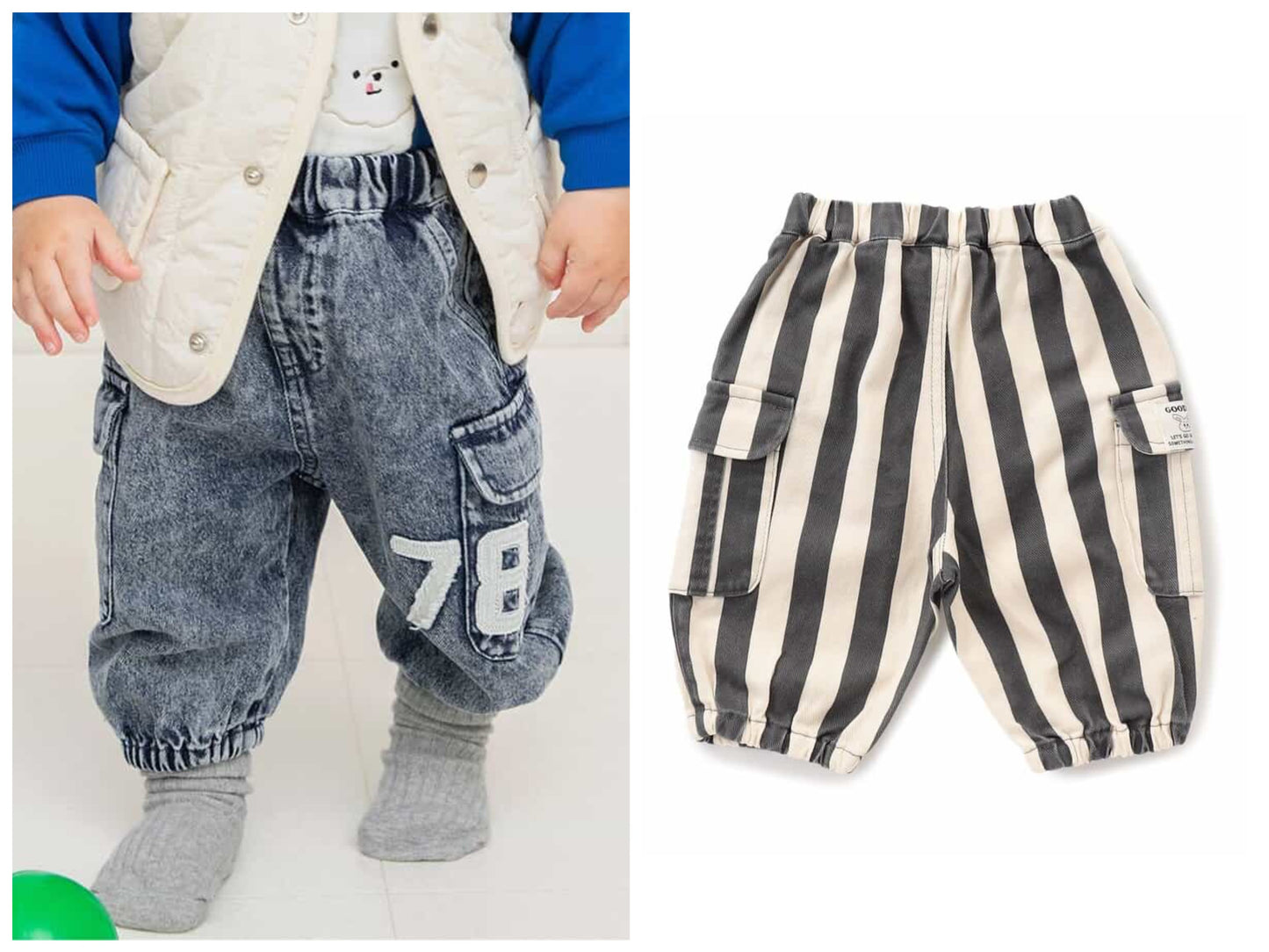日本童裝 BREEZE 工裝短褲 70-80cm 男童款 初生嬰兒 秋季 PANTS