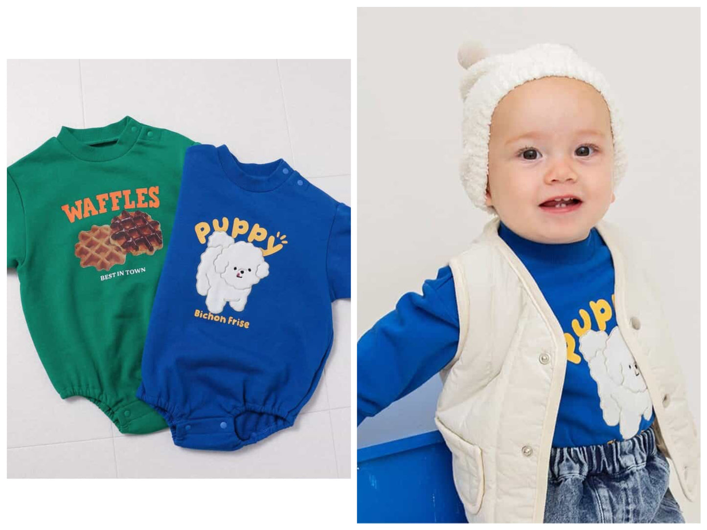 日本童裝 BREEZE 連衣 70-80cm 男童款 初生嬰兒 秋季 Jumpsuit