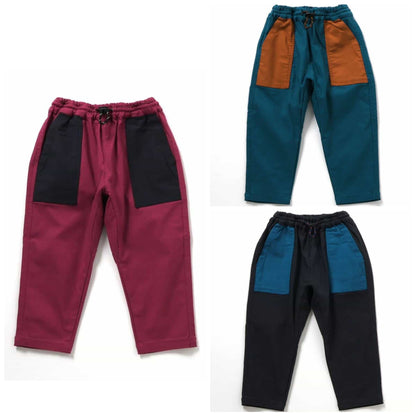 日本童裝 BREEZE 拼色口袋休閒褲 80-140cm 男童款 秋季 PANTS