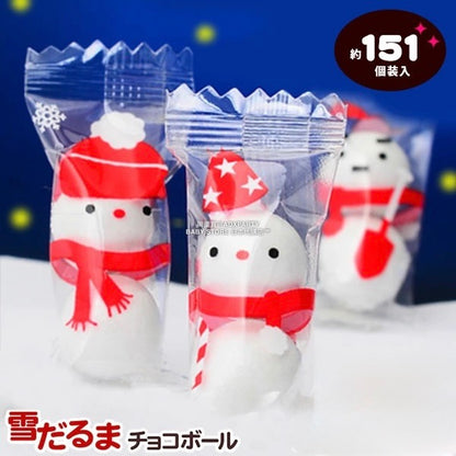 日本直送 雪人朱古力球 500g Christmas 聖誕快樂特輯 聖誕限定零食