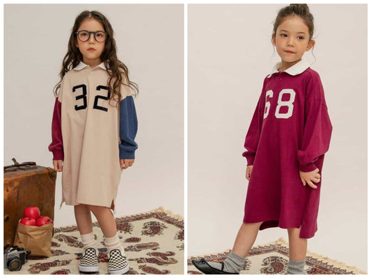 日本童裝 BREEZE Polo連身裙 80-140cm 女童款 秋季 DRESSES