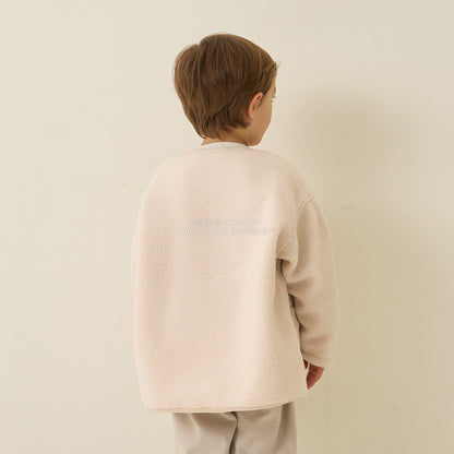 日本童裝 b・R# 抓毛口袋外套 100-150cm 男童款 冬季 (適合初秋、香港平均溫度、寒冷天氣）OUTERWEAR