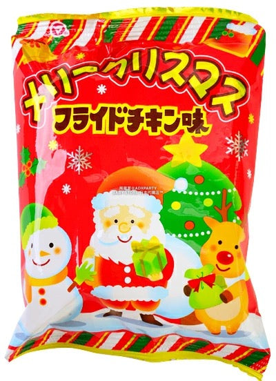 日本直送 聖誕炸雞味脆粒 30包 Christmas 聖誕快樂特輯 聖誕限定零食