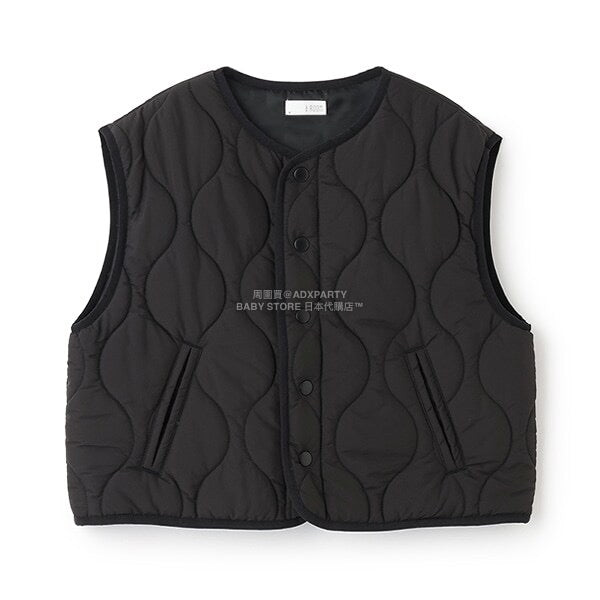 日本童裝 b・R# 絎縫背心外套 100-150cm 男童款 冬季 (適合初秋、香港平均溫度、寒冷天氣）OUTERWEAR