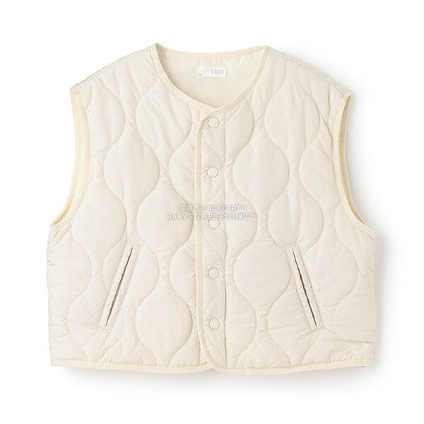 日本童裝 b・R# 絎縫背心外套 100-150cm 男童款 冬季 (適合初秋、香港平均溫度、寒冷天氣）OUTERWEAR