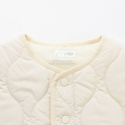 日本童裝 b・R# 絎縫背心外套 100-150cm 男童款 冬季 (適合初秋、香港平均溫度、寒冷天氣）OUTERWEAR