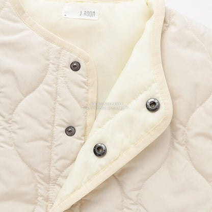 日本童裝 b・R# 絎縫背心外套 100-150cm 男童款 冬季 (適合初秋、香港平均溫度、寒冷天氣）OUTERWEAR