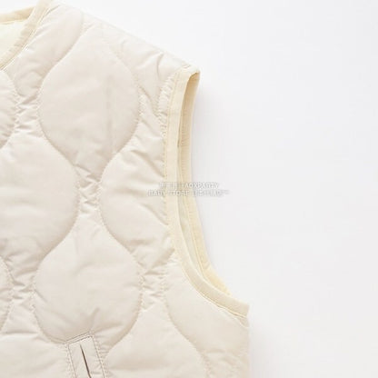 日本童裝 b・R# 絎縫背心外套 100-150cm 男童款 冬季 (適合初秋、香港平均溫度、寒冷天氣）OUTERWEAR