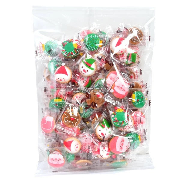 日本直送 聖誕餅乾 100個 Christmas 聖誕快樂特輯 聖誕限定零食
