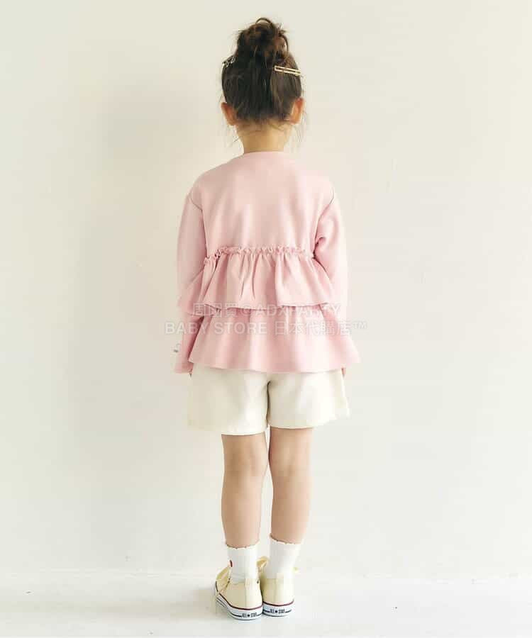 日本童裝 apres les cours 心型花花刺繡短褲 80-140cm 女童款 夏季 PANTS