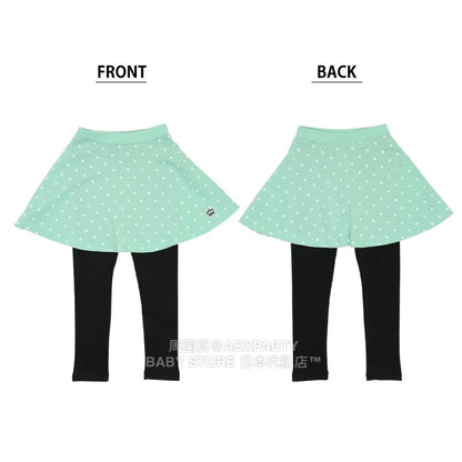 Japanese children's clothing BDL full print two-piece skirt with leggings 80-150cm girls' four seasons SKIRTS PANTS DBL all-match style Part 2 