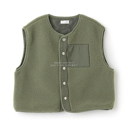 日本童裝 b・R# 抓毛背心外套 100-150cm 男童款 冬季 (適合初秋、香港平均溫度、寒冷天氣）OUTERWEAR (副本)