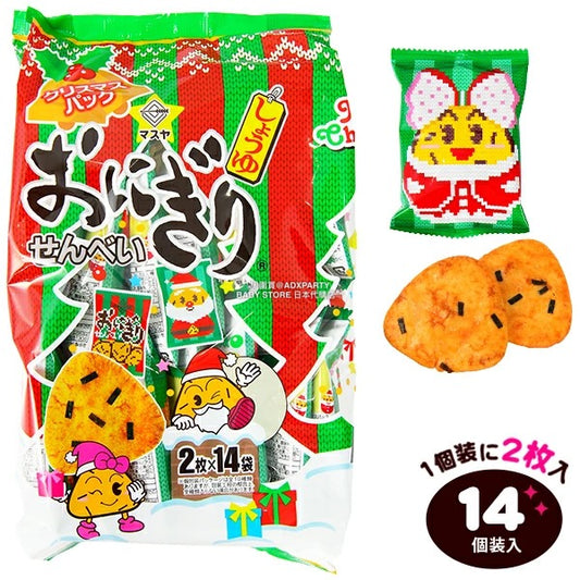 日本直送 聖誕米餅 14個裝 Christmas 聖誕快樂特輯 聖誕限定零食