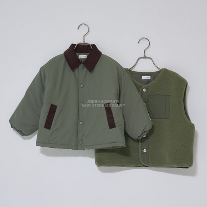 日本童裝 b・R# 抓毛背心外套 100-150cm 男童款 冬季 (適合初秋、香港平均溫度、寒冷天氣）OUTERWEAR (副本)