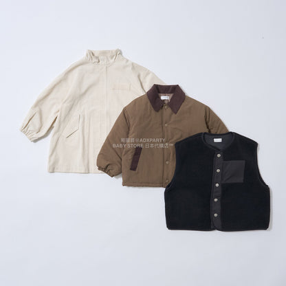 日本童裝 b・R# 抓毛背心外套 100-150cm 男童款 冬季 (適合初秋、香港平均溫度、寒冷天氣）OUTERWEAR (副本)