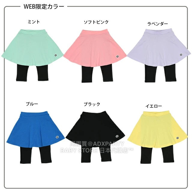Japanese children's clothing BDL fake two-piece skirt with three-quarter leggings 80-150cm girls summer SKIRTS PANTS DBL all-match style 