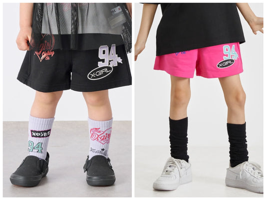 日本童裝 X-girl Stages 印花短褲 80-140cm 女童款 夏季 PANTS