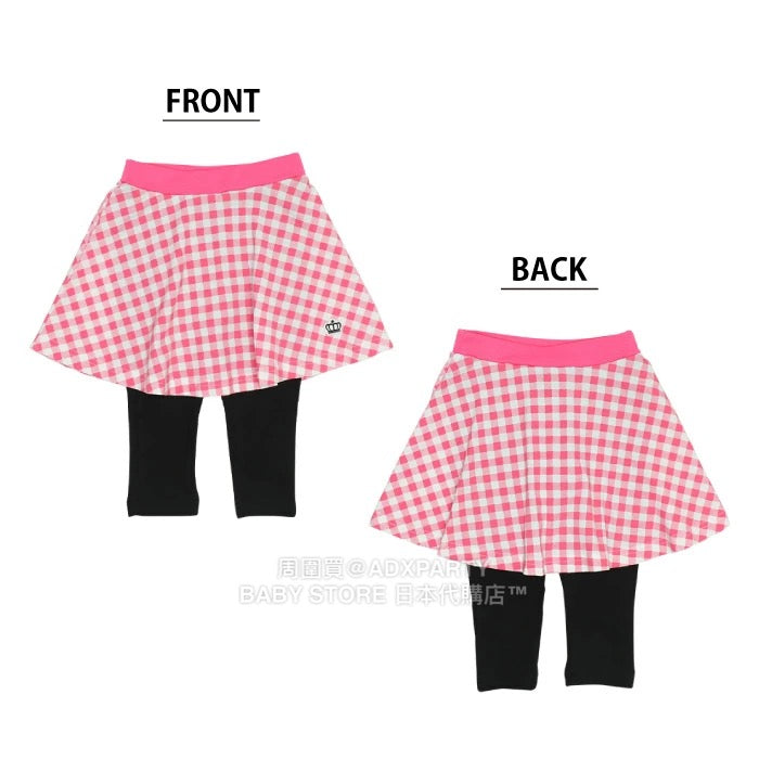 Japanese children's clothing BDL fake two-piece skirt with three-quarter leggings 80-150cm girls summer SKIRTS PANTS DBL all-match style 