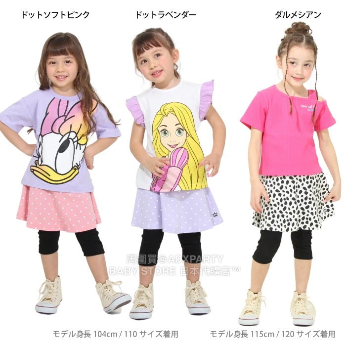 Japanese children's clothing BDL fake two-piece skirt with three-quarter leggings 80-150cm girls summer SKIRTS PANTS DBL all-match style 