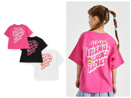 日本童裝 X-girl Stages 背面印花短袖上衣 80-140cm 女童款 夏季 TOPS