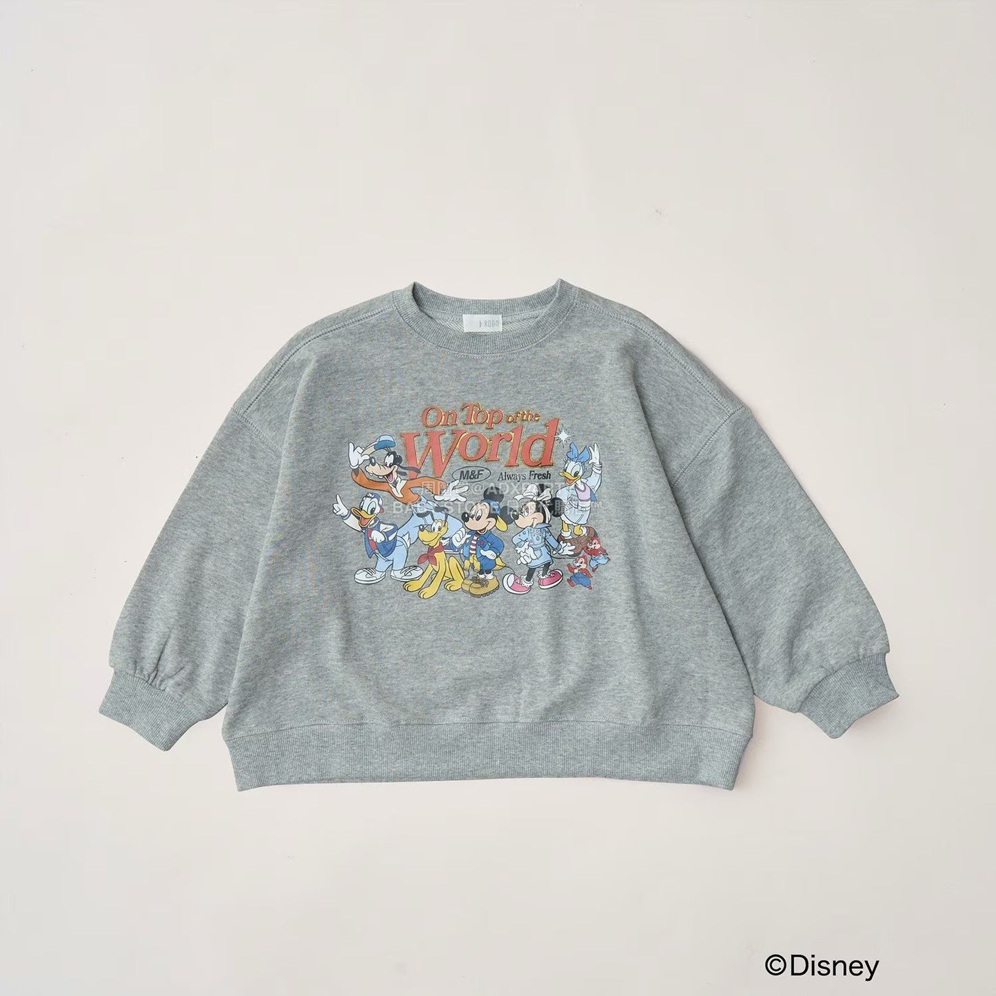 日本童裝 b・R# x Disney 印花衛衣 100-150cm 男童款 冬季 TOPS