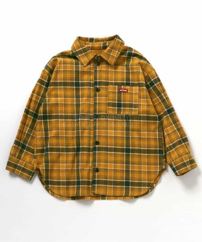 日本童裝 BREEZE 格紋襯衫 90-150cm 男童款 冬季 TOPS 聖誕紅/新年紅 